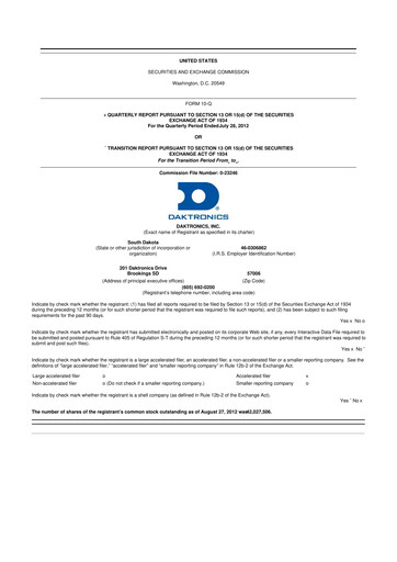 Thumbnail Daktronics 10-Q Quarterly Report FY2013 