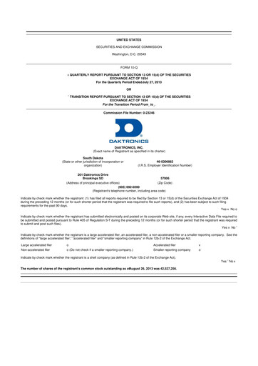 Thumbnail Daktronics 10-Q Quarterly Report FY2014 