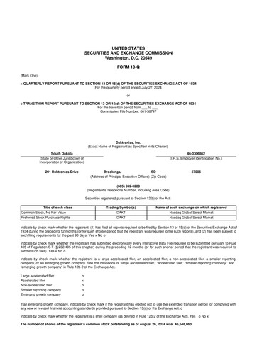 Thumbnail Daktronics 10-Q Quarterly Report FY2025 