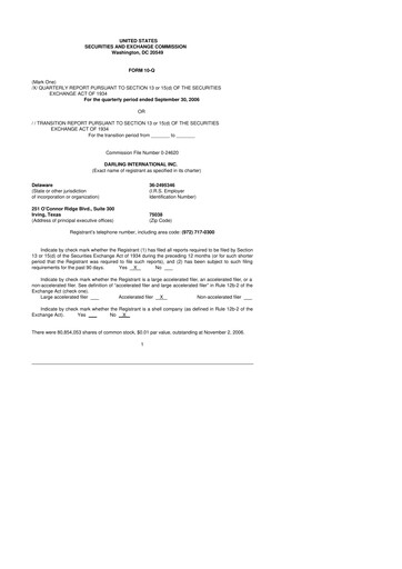 Thumbnail Darling Ingredients
 10-Q Quarterly Report FY 