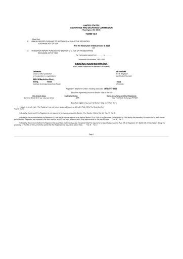 Thumbnail Darling Ingredients
 10-K Annual Report 2025