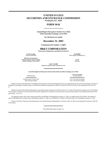 Miniature Truist Financial Corporation 10-K Rapport annuel 