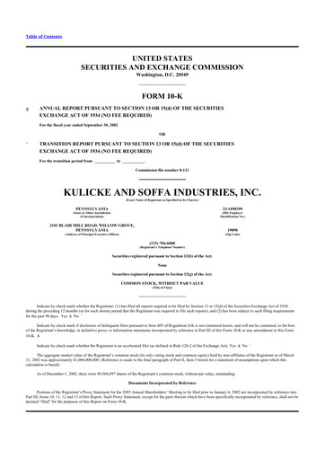 Thumbnail Kulicke and Soffa Industries 10-K Annual Report 