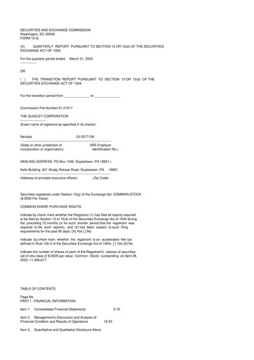 Vorschaubild ProPhase Labs 10-Q Quartalsbericht  