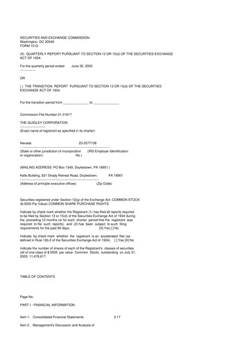 Vorschaubild ProPhase Labs 10-Q Quartalsbericht  