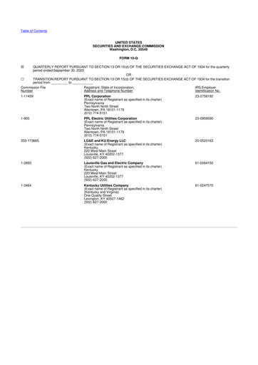 Thumbnail PPL 10-Q Quarterly Report FY2020 