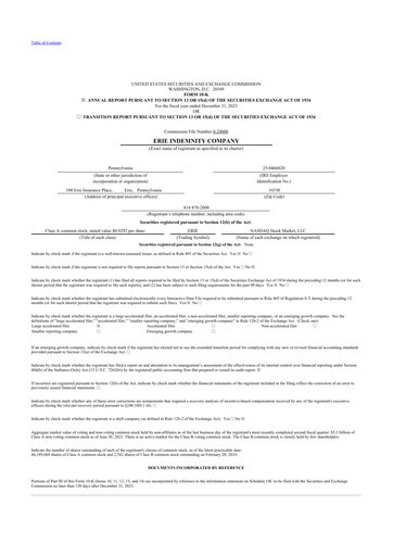 Thumbnail Erie Indemnity 10-K Annual Report 2023