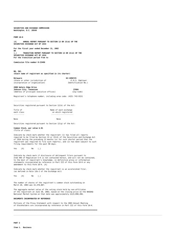 Vorschaubild NN, Inc.
 10-K Jahresbericht 