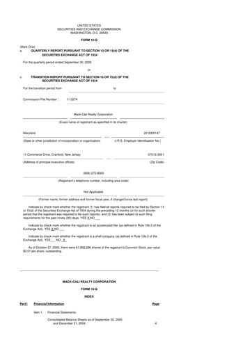 Thumbnail Veris Residential 10-Q Quarterly Report FY 