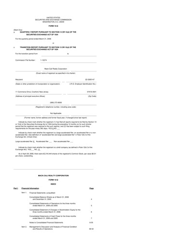 Thumbnail Veris Residential 10-Q Quarterly Report FY 