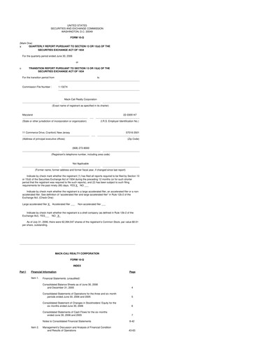 Thumbnail Veris Residential 10-Q Quarterly Report FY 