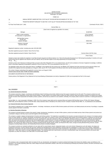 Thumbnail MillerKnoll 10-K Annual Report 