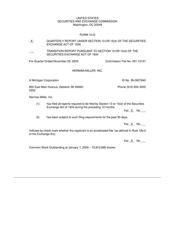 Thumbnail MillerKnoll 10-Q Quarterly Report FY 