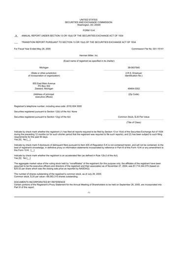 Thumbnail MillerKnoll 10-K Annual Report 