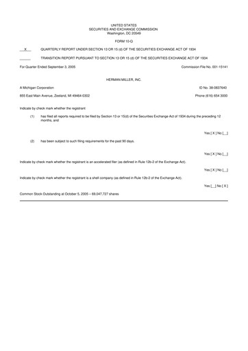 Thumbnail MillerKnoll 10-Q Quarterly Report FY 