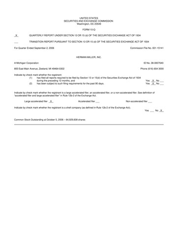 Thumbnail MillerKnoll 10-Q Quarterly Report FY 