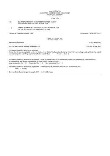 Thumbnail MillerKnoll 10-Q Quarterly Report FY 