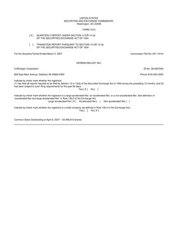 Thumbnail MillerKnoll 10-Q Quarterly Report FY 
