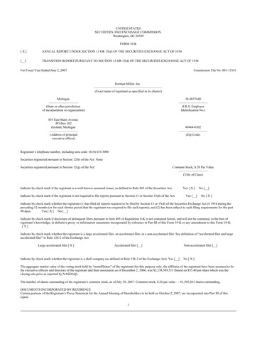 Thumbnail MillerKnoll 10-K Annual Report 