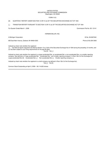 Thumbnail MillerKnoll 10-Q Quarterly Report FY 