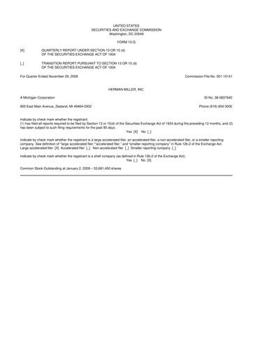 Thumbnail MillerKnoll 10-Q Quarterly Report FY 