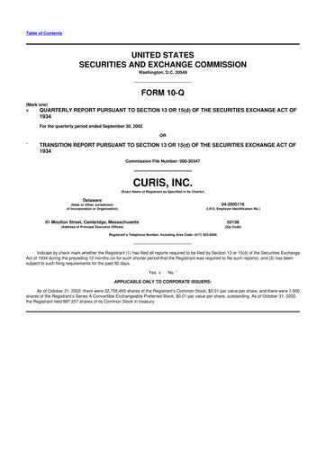 Thumbnail Curis 10-Q Quarterly Report FY 