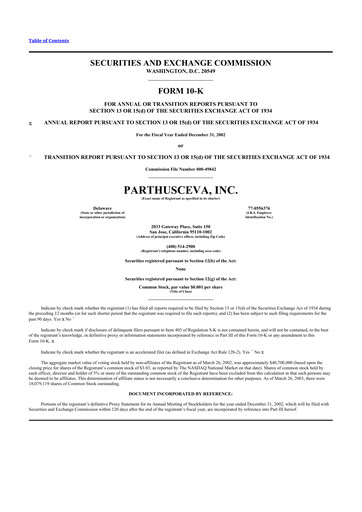 Thumbnail CEVA
 10-K Annual Report 