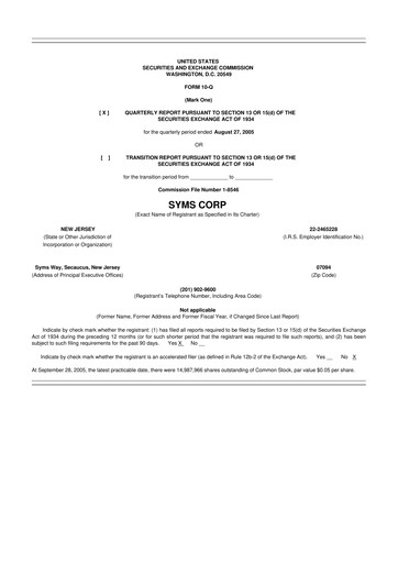 Thumbnail Trinity Place Holdings
 10-Q Quarterly Report FY 