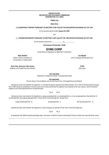 Thumbnail Trinity Place Holdings
 10-Q Quarterly Report FY 