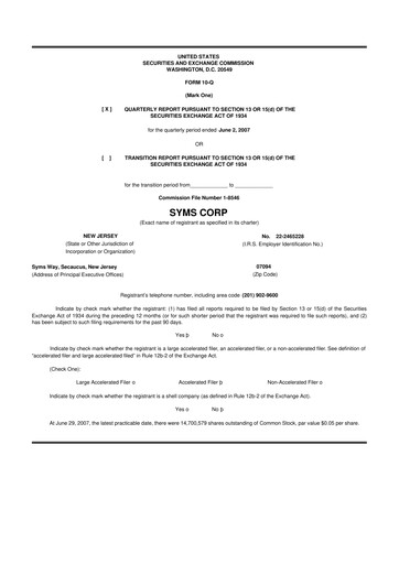 Thumbnail Trinity Place Holdings
 10-Q Quarterly Report FY 