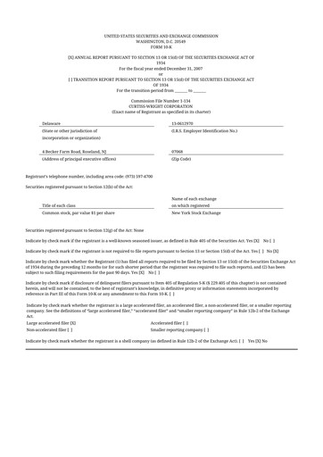 Thumbnail Curtiss-Wright
 10-K Annual Report 