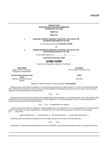 Thumbnail Trinity Place Holdings
 10-Q Quarterly Report FY 