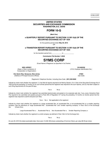 Thumbnail Trinity Place Holdings
 10-Q Quarterly Report FY 