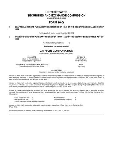 Thumbnail Griffon Corporation
 10-Q Quarterly Report FY2014 