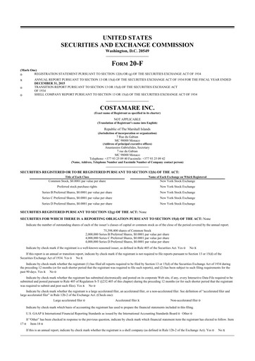 Thumbnail Costamare
 20-F Annual Report 2015