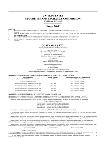 Thumbnail Costamare
 20-F Annual Report 2020