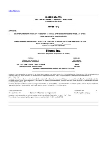Thumbnail Kforce 10-Q Quarterly Report FY2015 