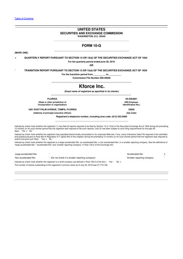 Thumbnail Kforce 10-Q Quarterly Report FY2016 