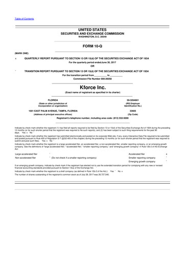 Thumbnail Kforce 10-Q Quarterly Report FY2017 