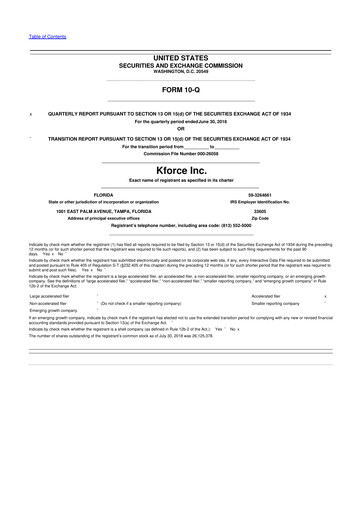 Thumbnail Kforce 10-Q Quarterly Report FY2018 