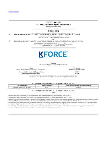 Thumbnail Kforce 10-K Annual Report 2022
