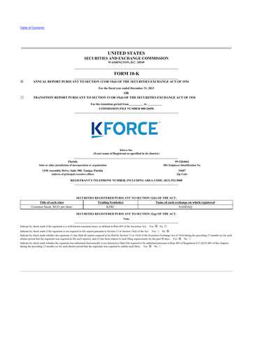 Thumbnail Kforce 10-K Annual Report 2023