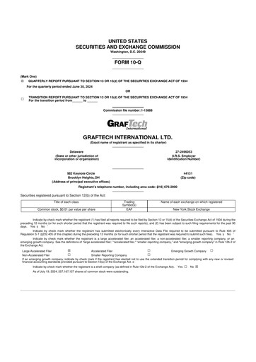 Thumbnail GrafTech 10-Q Quarterly Report FY2024 