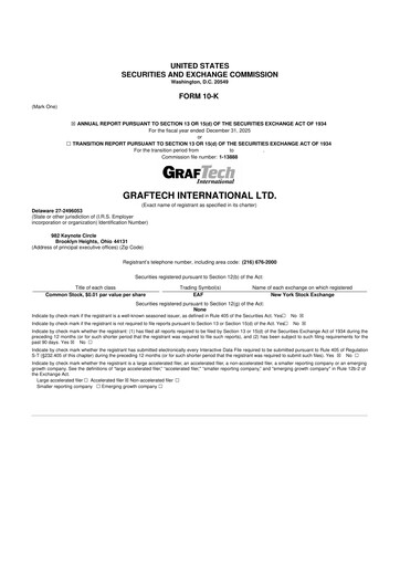Thumbnail GrafTech 10-K Annual Report 2025