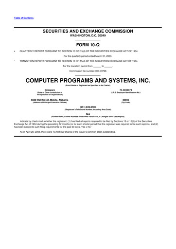 Thumbnail TruBridge 10-Q Quarterly Report FY 