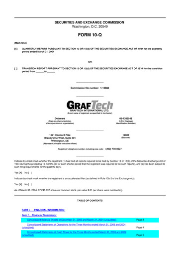 Thumbnail GrafTech 10-Q Quarterly Report FY 
