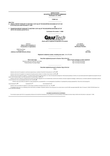 Thumbnail GrafTech 10-K Annual Report 