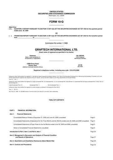 Thumbnail GrafTech 10-Q Quarterly Report FY 