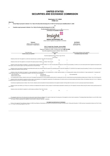 Thumbnail Insight Enterprises
 10-K Annual Report 2025