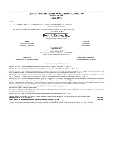 Thumbnail Upbound Group 10-K Annual Report 2017